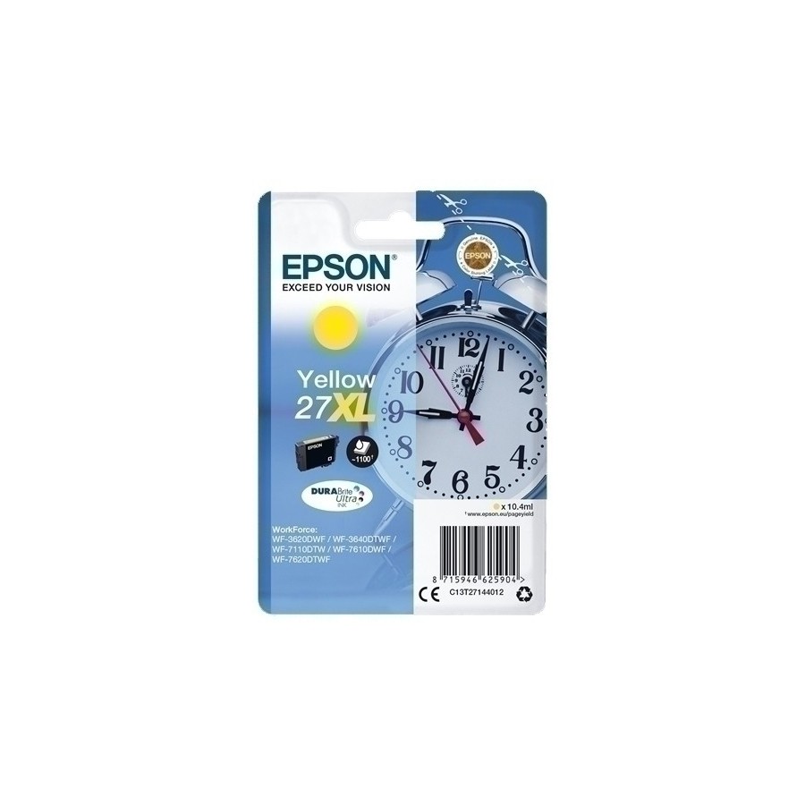 CART.IJ.EPSON T271440 Nº27XL AMARILLO