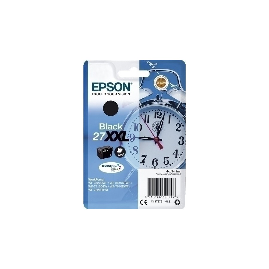 CART.IJ.EPSON T279140 Nº27XXL NEGRO