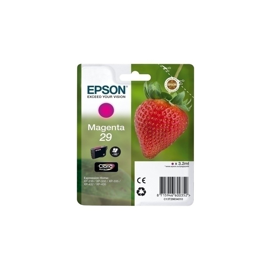 CART.IJ.EPSON T298340 Nº29 MAGENTA