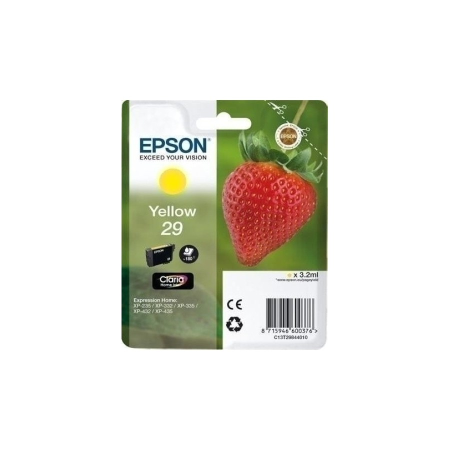 CART.IJ.EPSON T298440 Nº29 AMARILLO