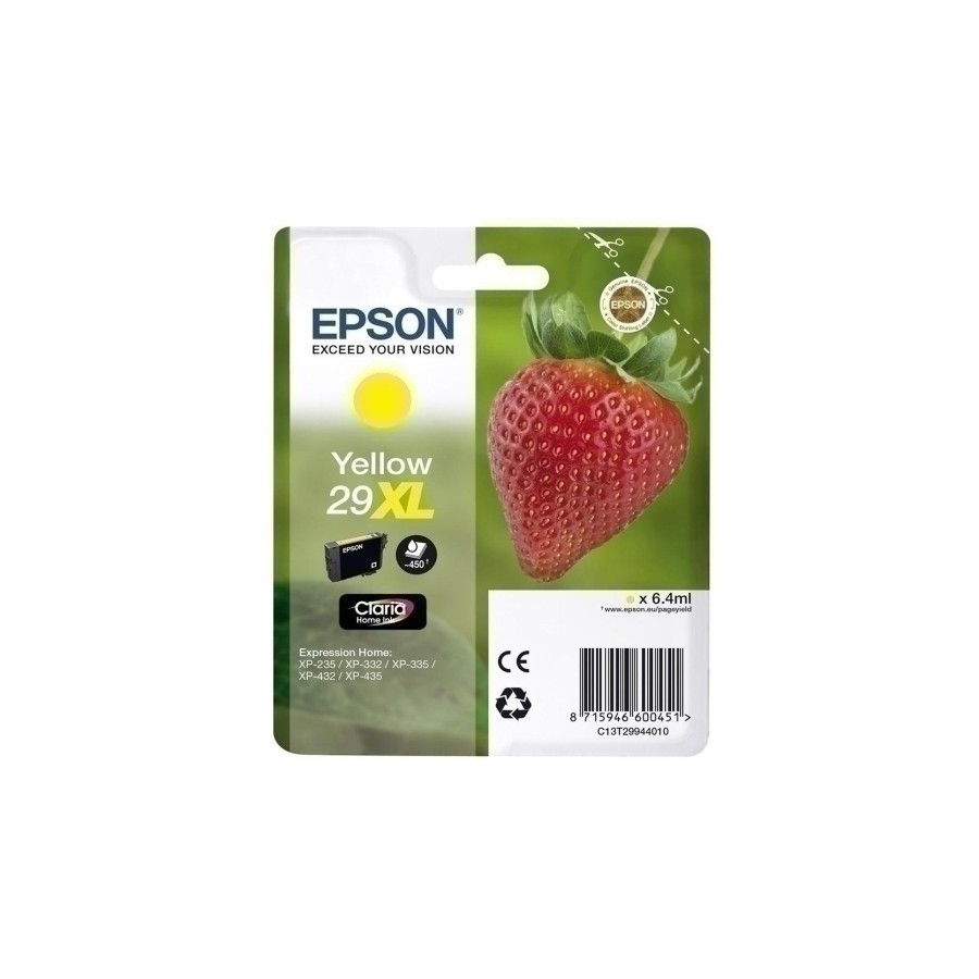 CART.IJ.EPSON T299440 Nº29XL AMARILLO