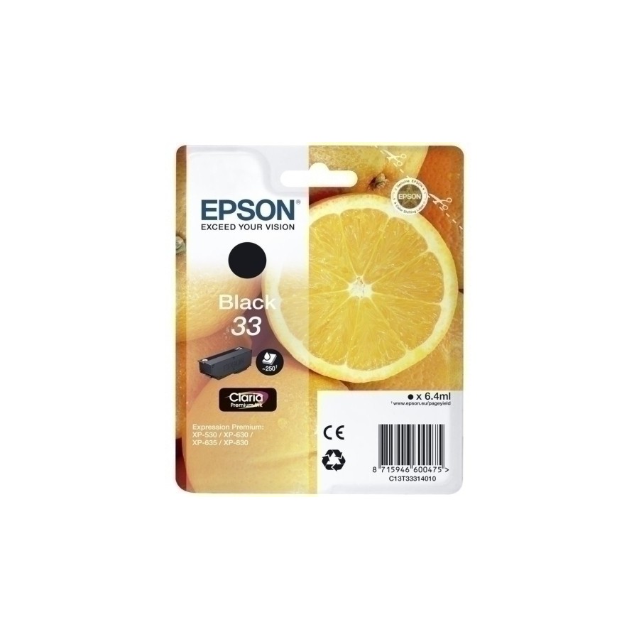CART.IJ.EPSON T333140 Nº33 NEGRO