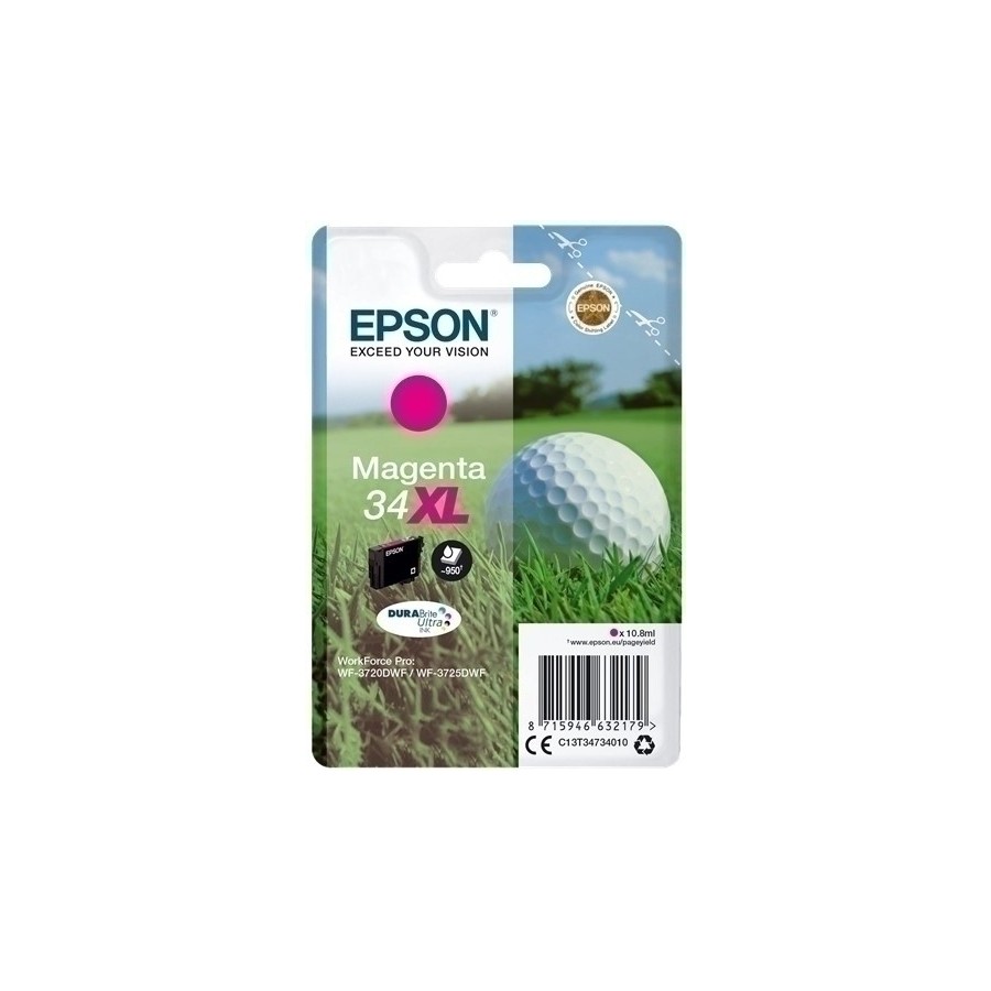 CART.IJ.EPSON T347340 Nº34XL MAGENTA