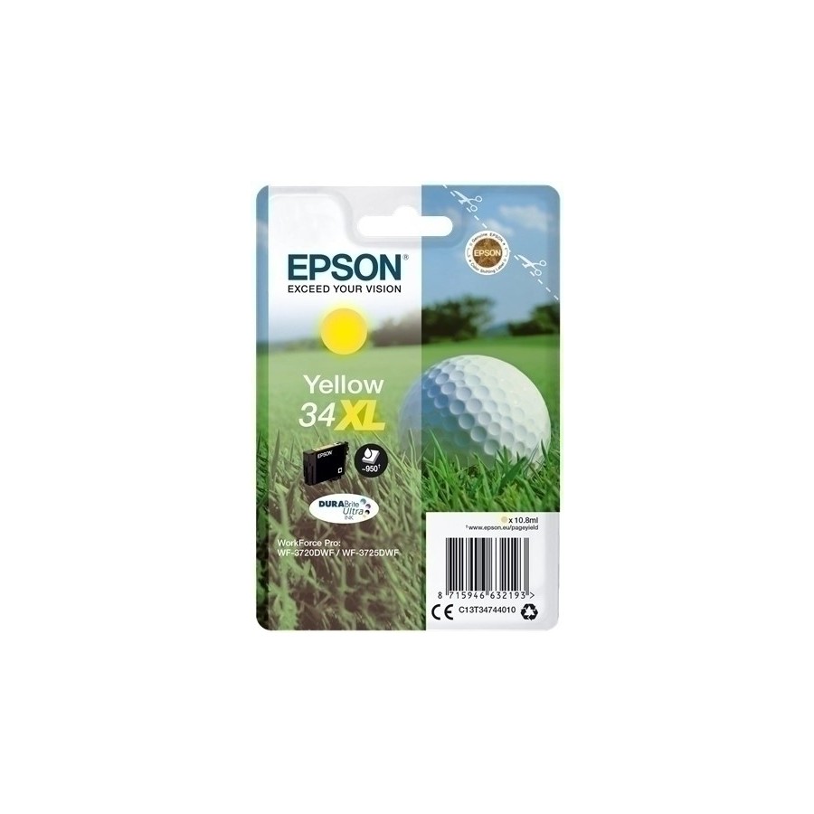 CART.IJ.EPSON T347440 Nº34XL AMARILLO