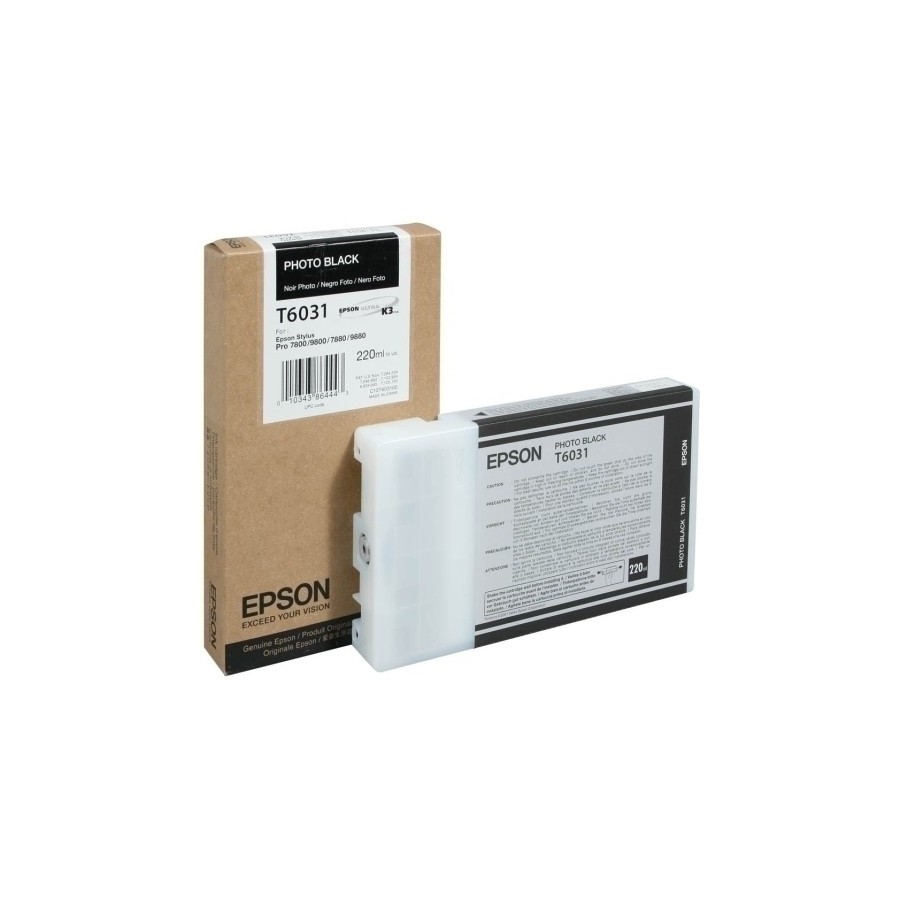 CART.IJ.EPSON T603100 NEGRO