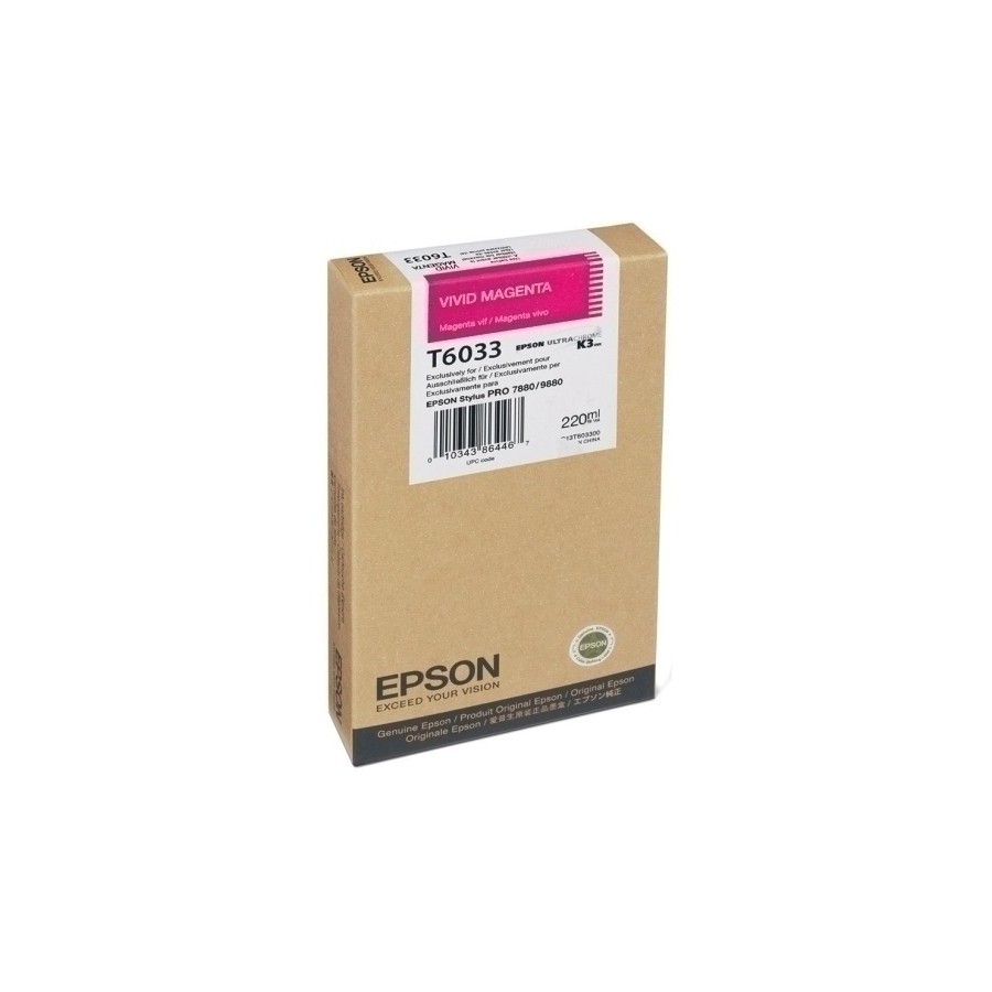 CART.IJ.EPSON T603300 MAGENTA VIVIDO
