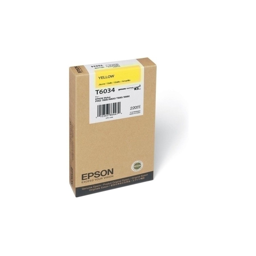 CART.IJ.EPSON T603400 AMARILLO