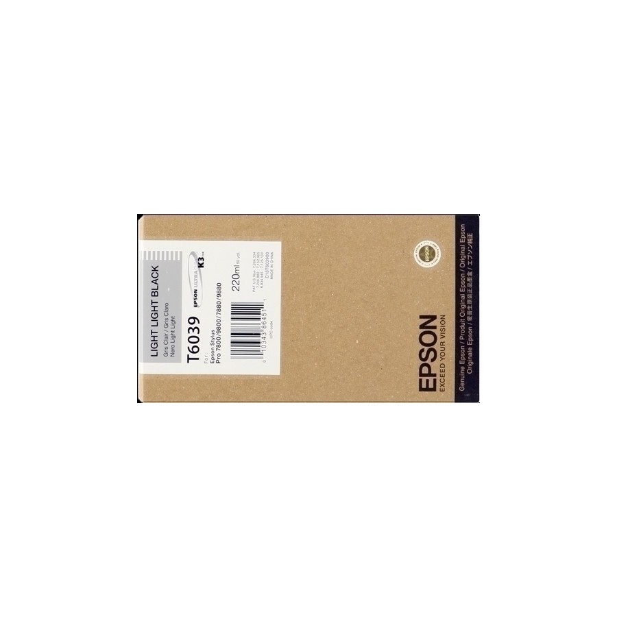 CART.IJ.EPSON T603900 NEGRO CLARO CLARO