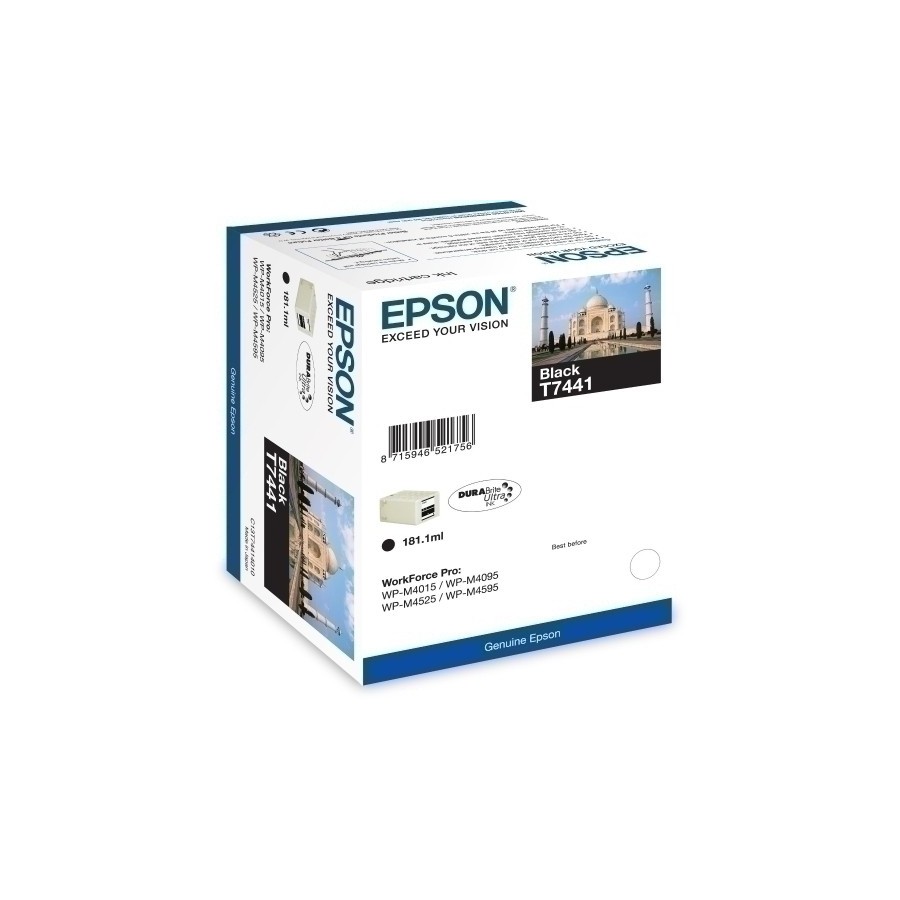 CART.IJ.EPSON T744140 NEGRO