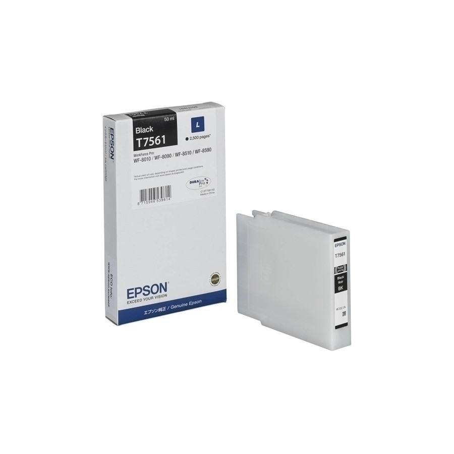 CART.IJ.EPSON T756140 NEGRO