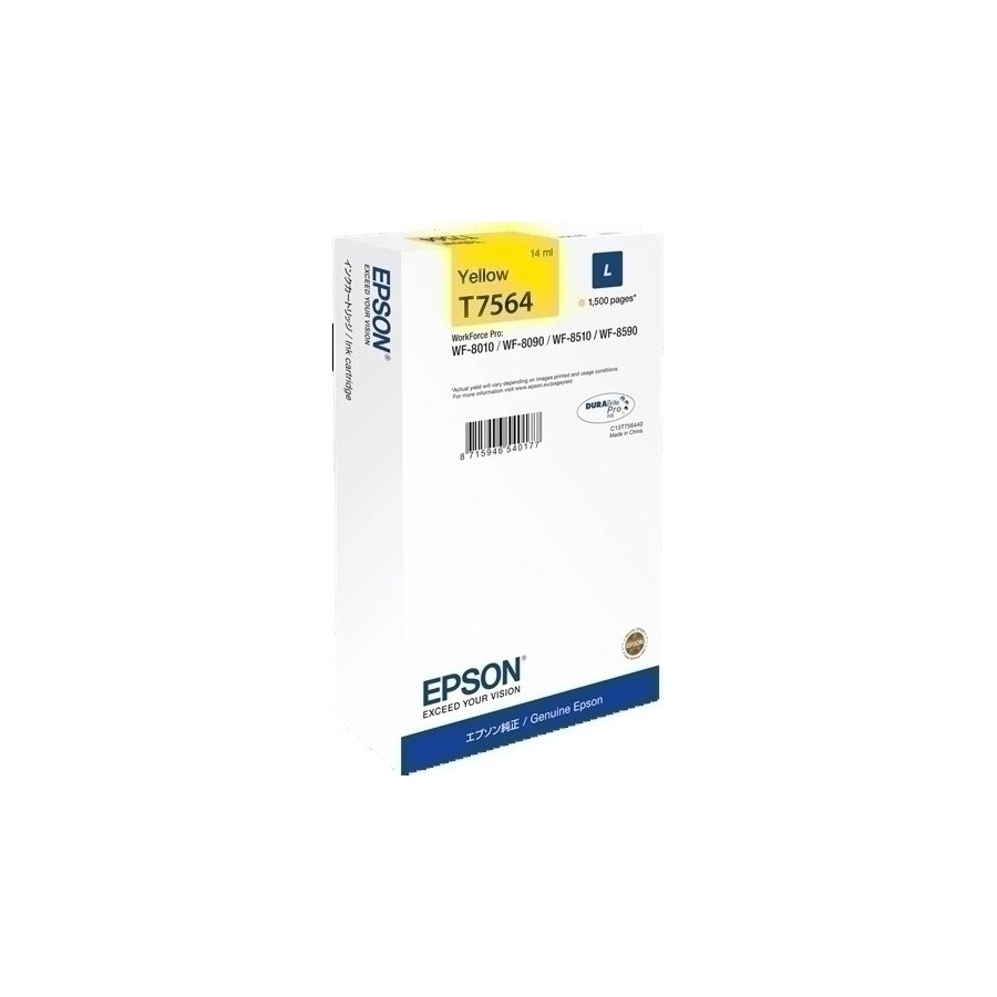 CART.IJ.EPSON T756440 AMARILLO