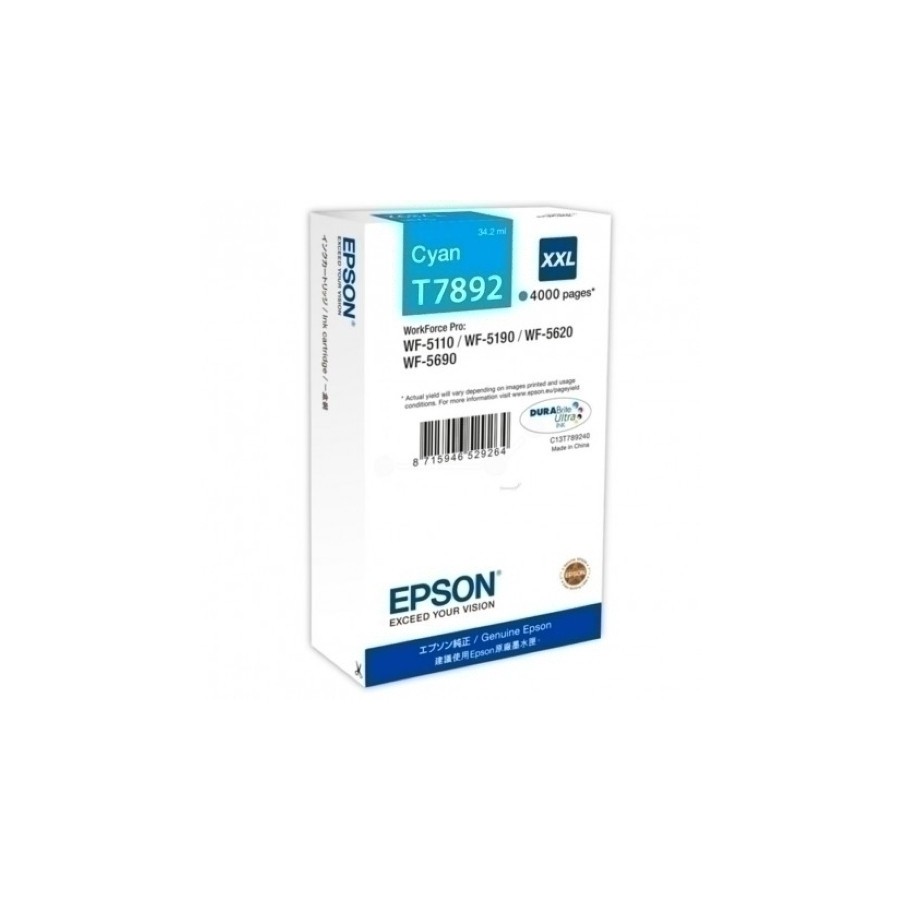 CART.IJ.EPSON T7892 XXL CIAN