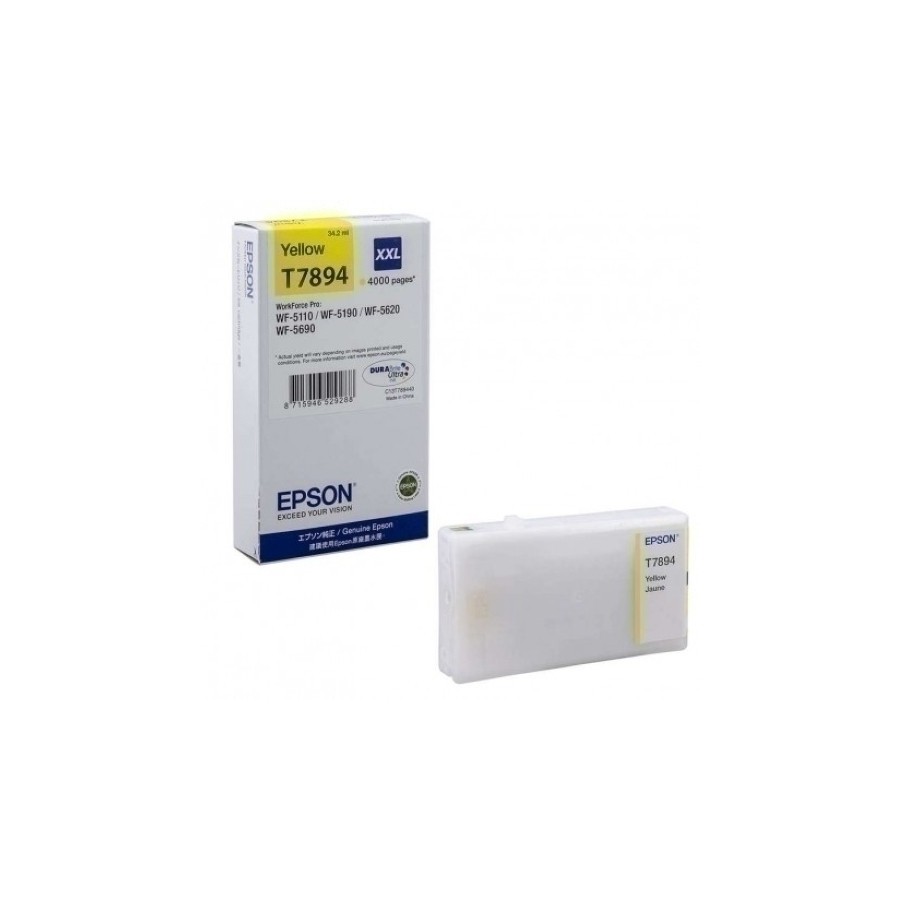 CART.IJ.EPSON T7894 XXL AMARILLO