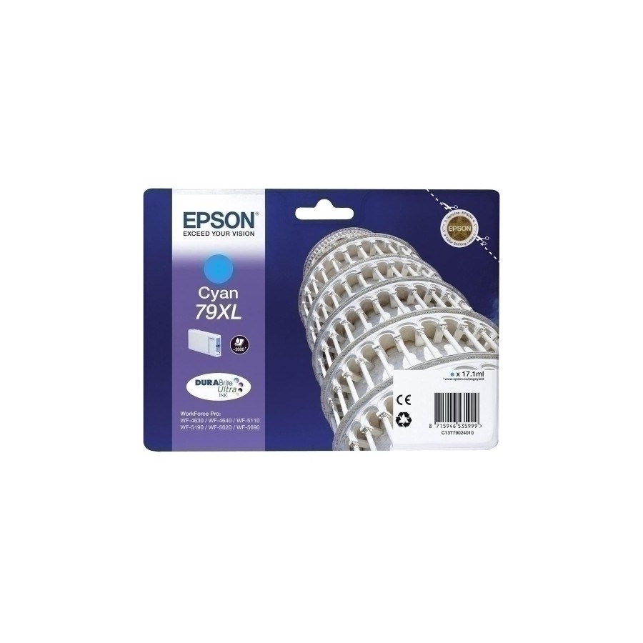 CART.IJ.EPSON T790240 Nº79XL CIAN