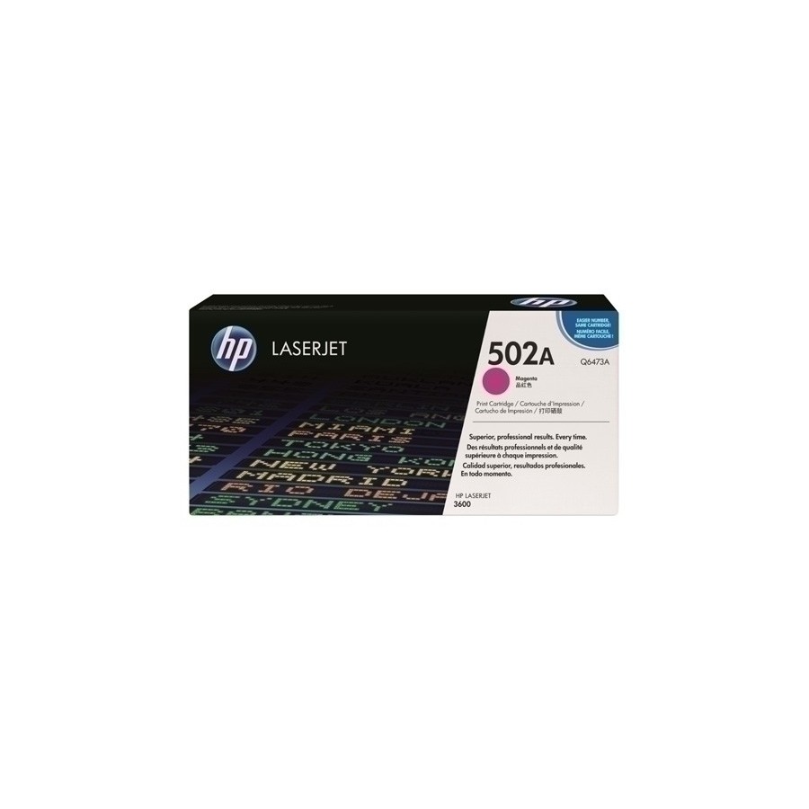 TONER HP Nº502A Q6473A LJ C.3600 MAGENTA