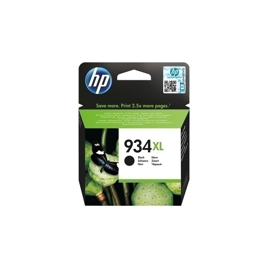 CART.IJ.HP C2P23AE Nº934XL NEGRO 1000 PA