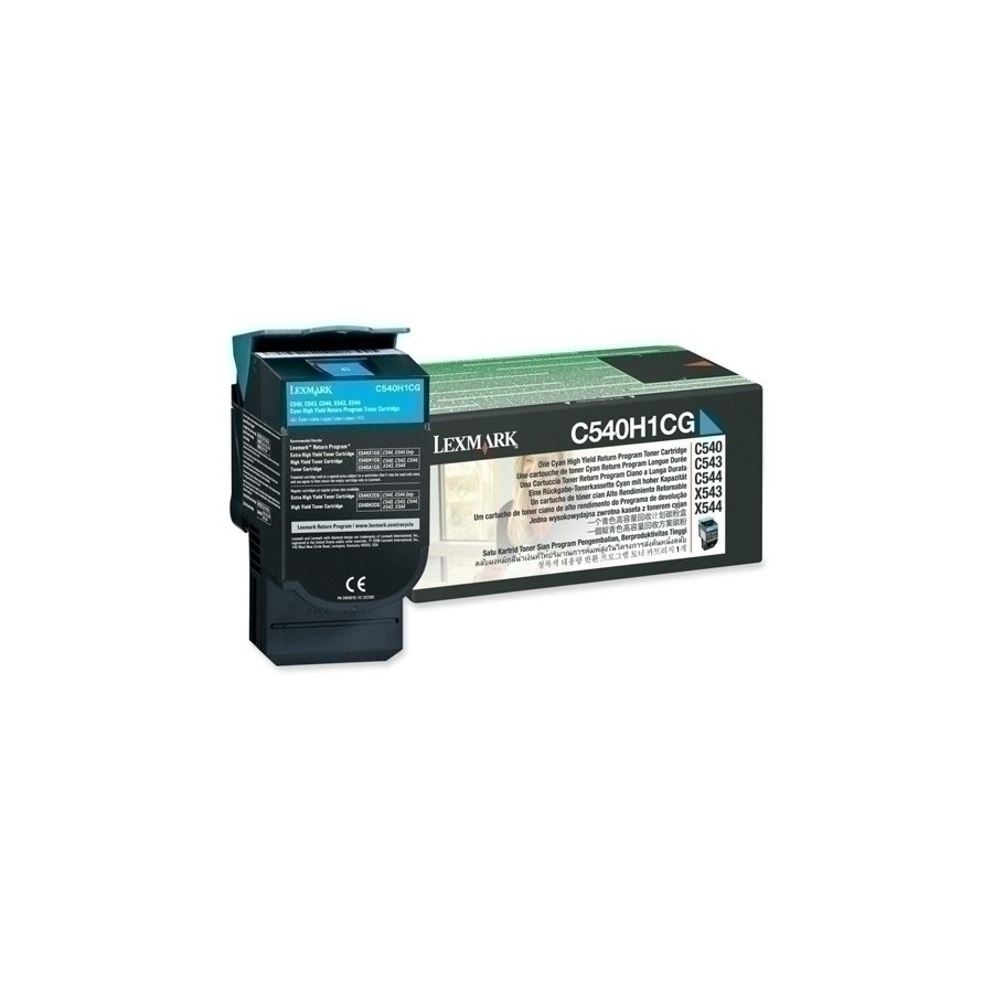 TONER LEXMARK C540H1CG CIAN