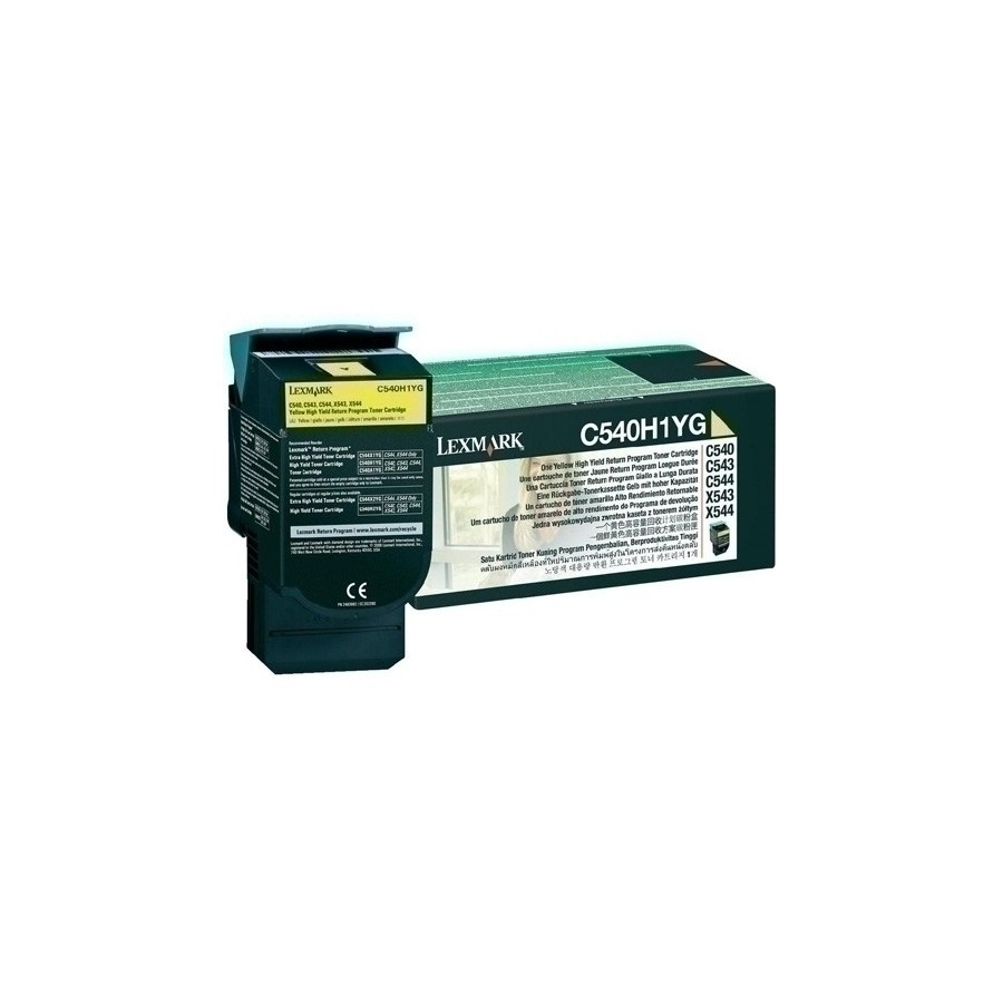 TONER LEXMARK C540H1YG AMARILLO