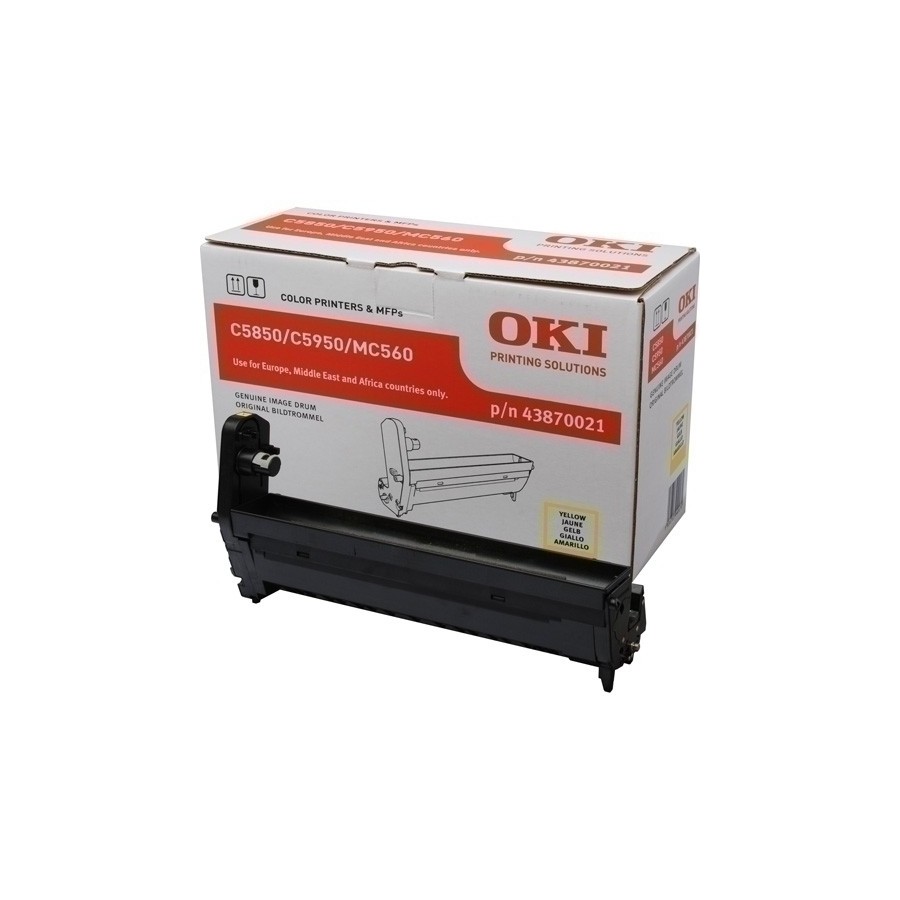 TAMBOR OKI C5850 AMARIL C11 (20.000 pág)