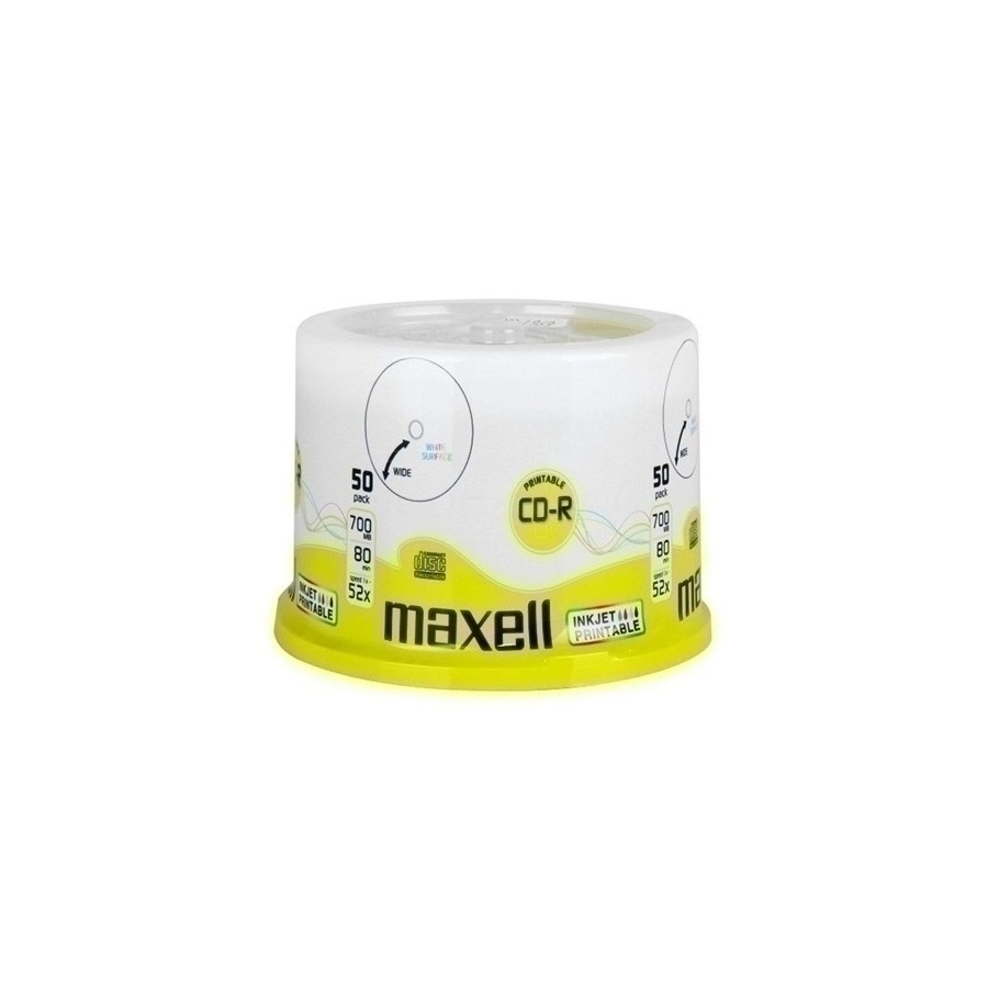 CD-ROM MAXELL 700 MB 80 min. 52x T/50