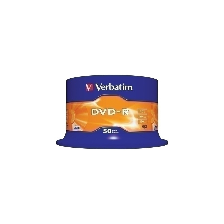 DVD -R VERBATIM 4.7GB 16x SPINDLE 50