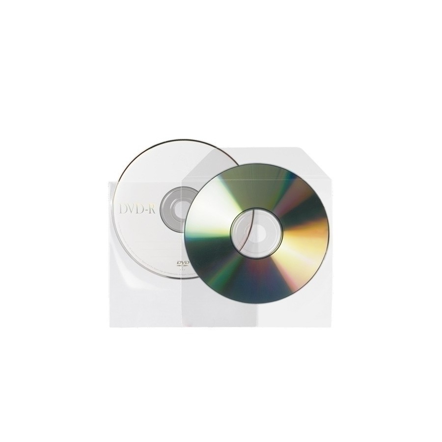 FUNDA CD/DVD 3L 125x128 BOLSA 25