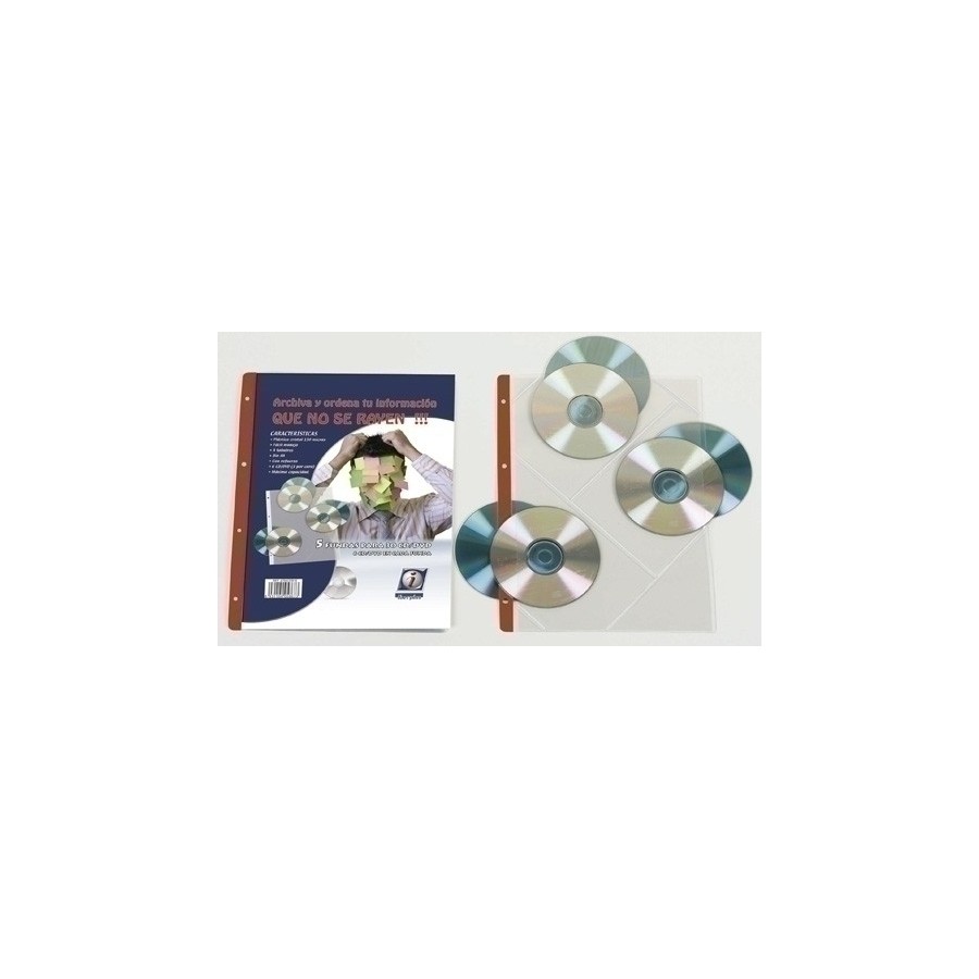 FUNDA CD/DVD IBERP. A4 4T.RFZ.6 DPT P/5
