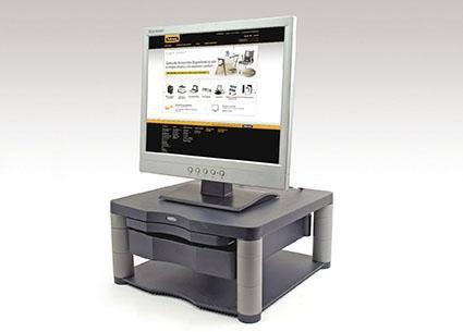 SOPORTE MONITOR FELLOWES PLUS GRAFITO