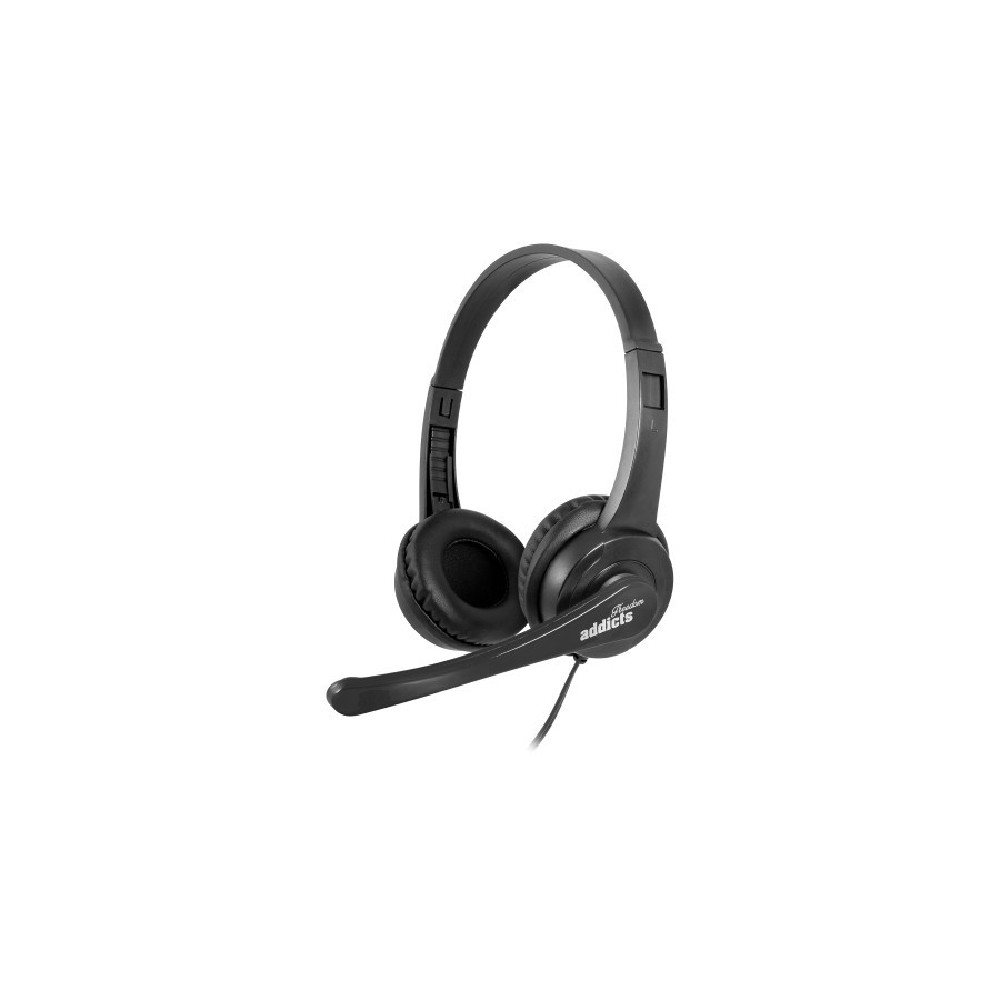 AURICULARES CON MICRO NGS VOX505 USB NEG