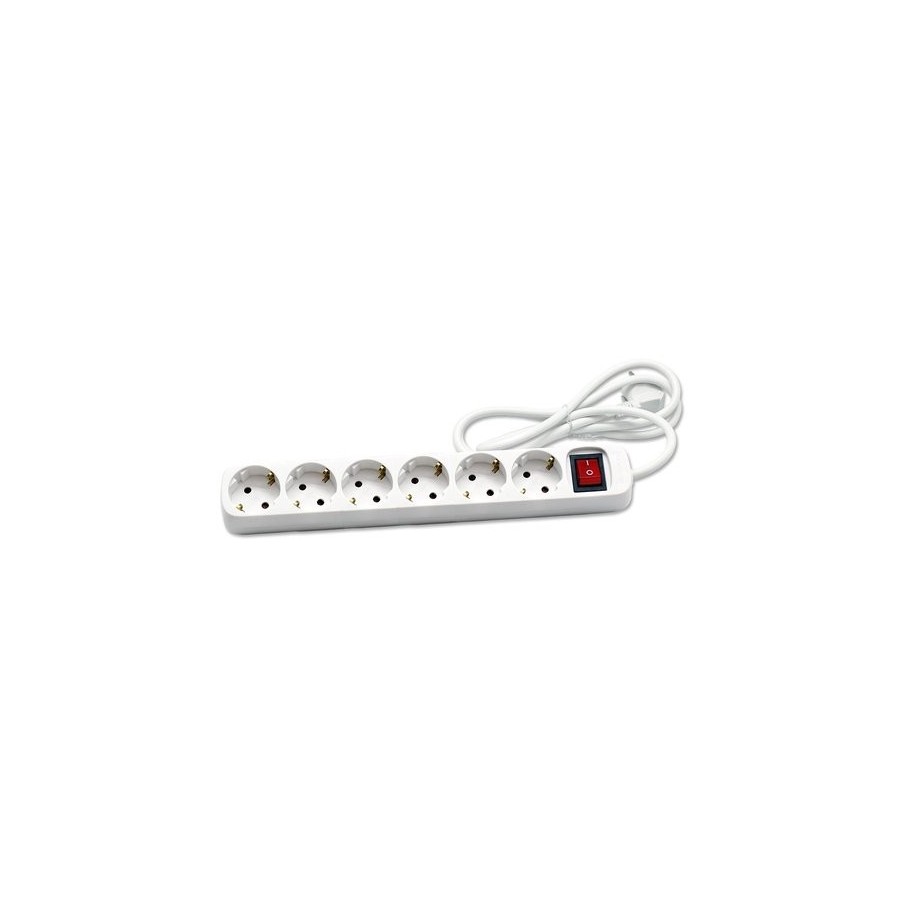 ENCHUFE PROTECTOR CEG.6 SAL.(REGLETA)