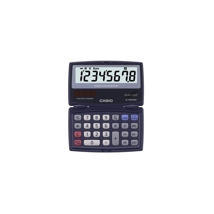 CALCULADORA BOLS.CASIO 8 DIG. SL-100VER
