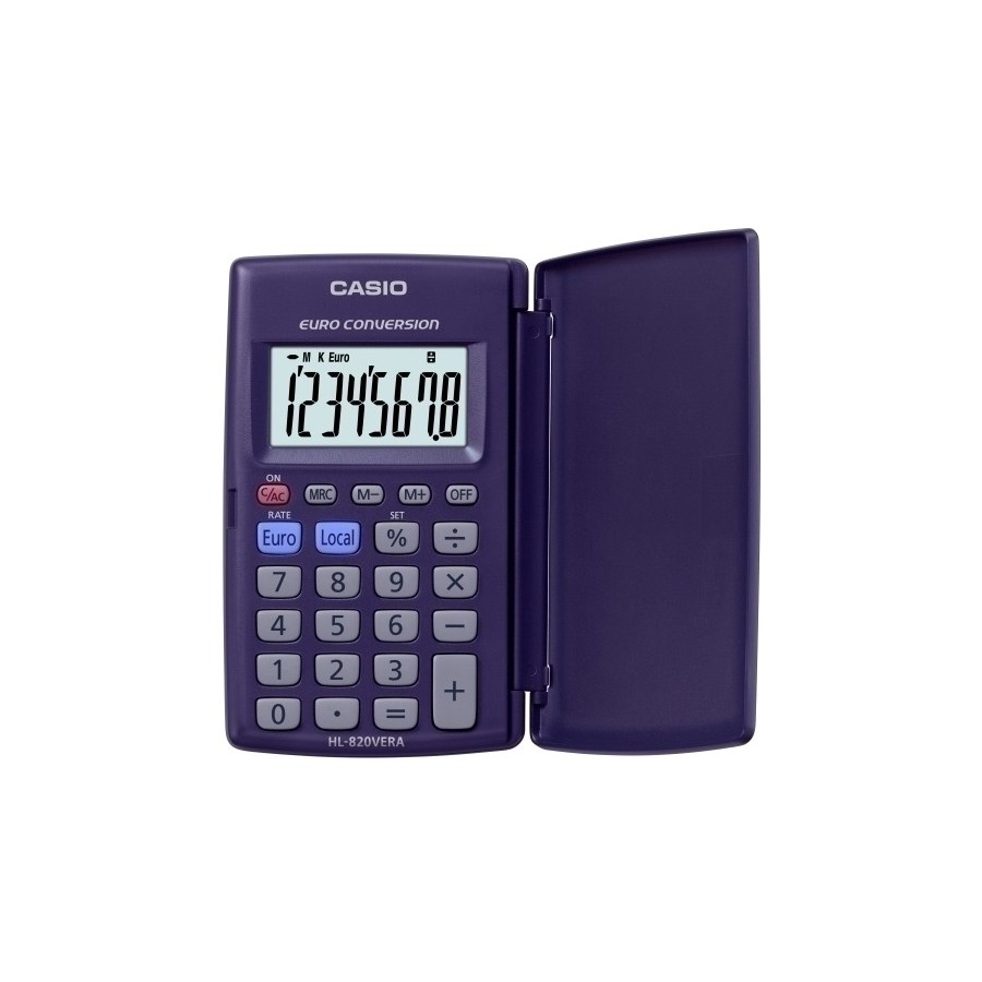 CALCULADORA BOLS.CASIO 8 DIG. HL-820VER