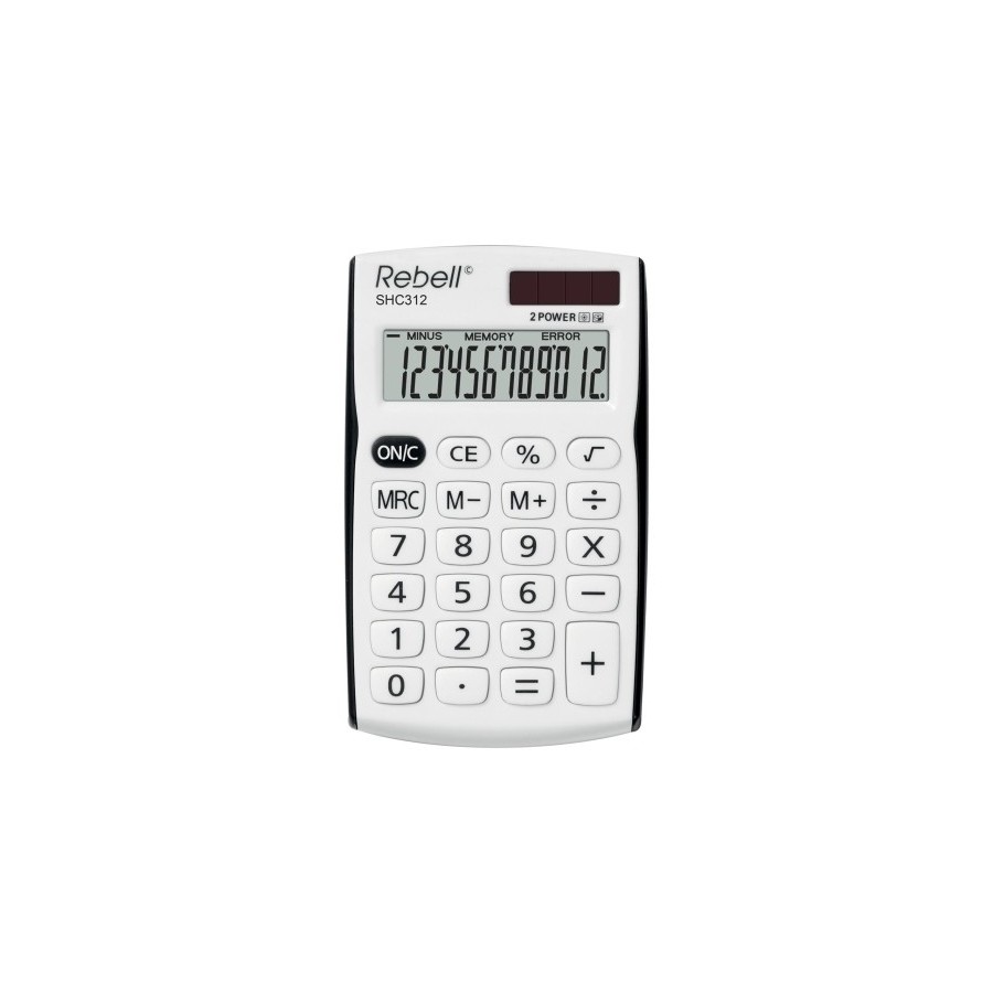 CALCULADORA BOLS.REBELL 12 DIG. 312 NG