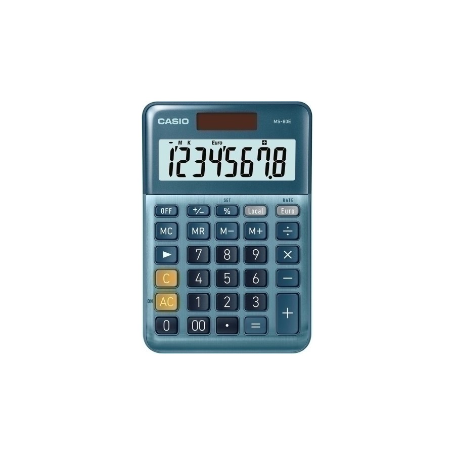 CALCULADORA MESA CASIO 8 DIG. MS-80E