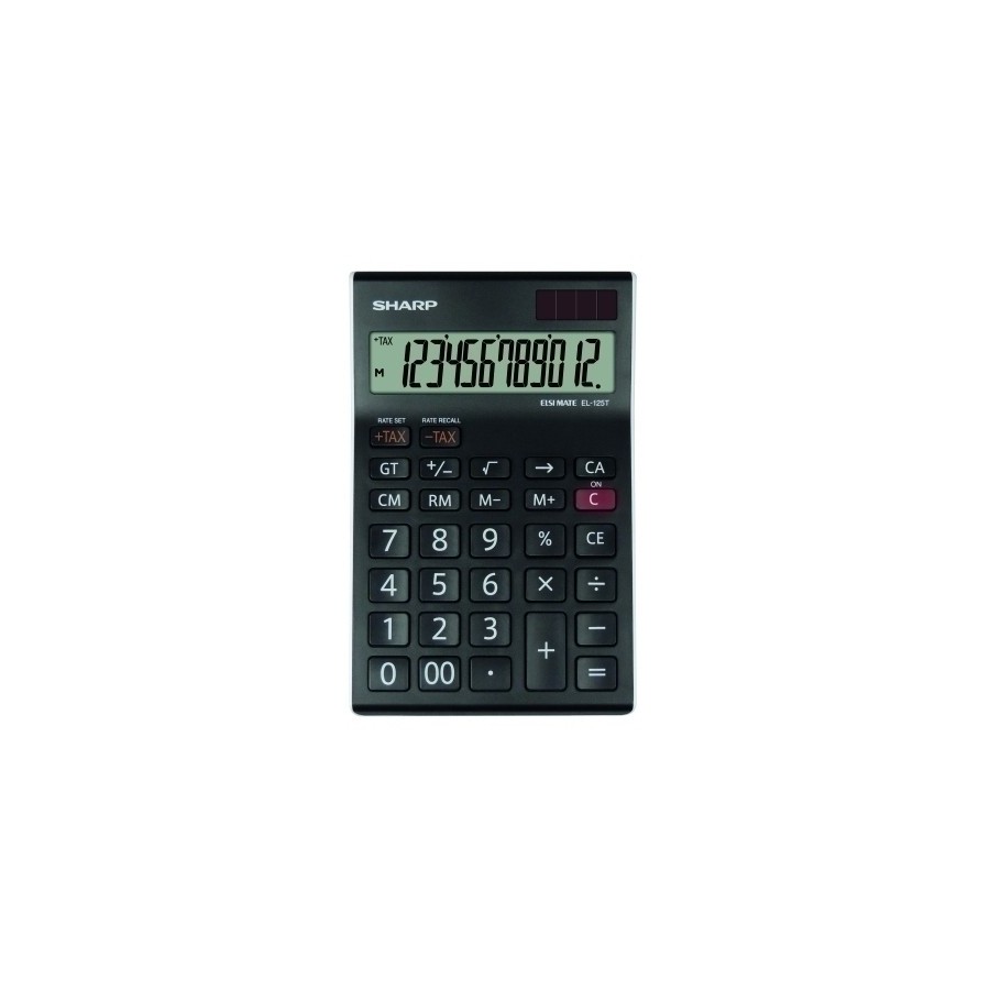 CALCULADORA SOBR.SHARP 12 DIG. EL-125T