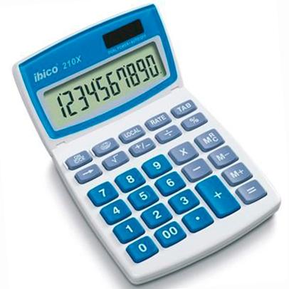 CALCULADORA SOBREM. IBICO 10 DIG. 210X