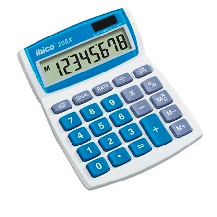 CALCULADORA SOBREM. IBICO 8 DIG. 208X