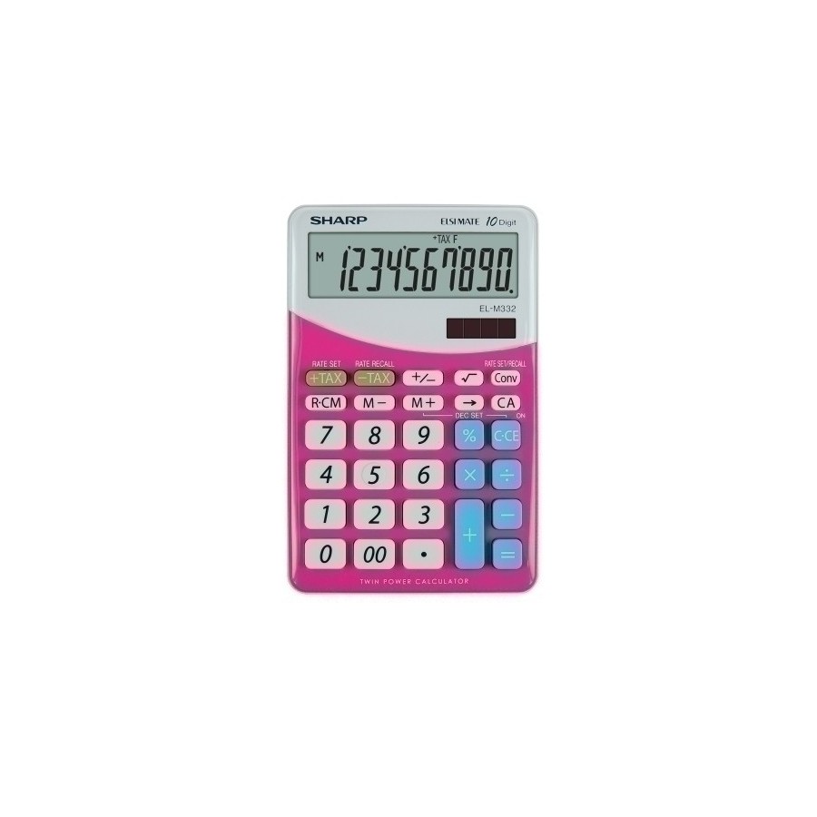 CALCULADORA SOBR.SHARP 10 DIG. EL-M332 R