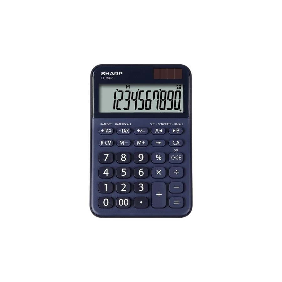 CALCULADORA SOBR.SHARP 10 DIG. EL-M335BB