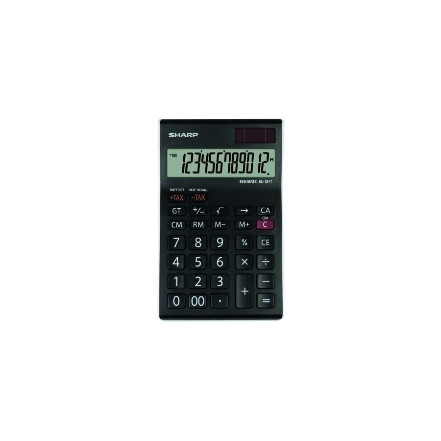 CALCULADORA MESA SHARP 12 DIG. EL-124T