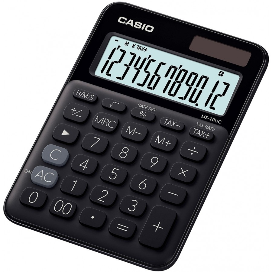 CALCULADORA MESA CASIO 12 DIG. MS-20 VD