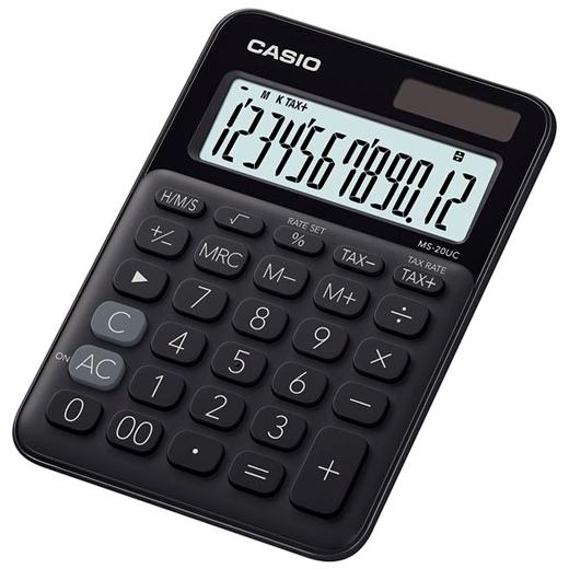 CALCULADORA MESA CASIO 12 DIG. MS-20 NG
