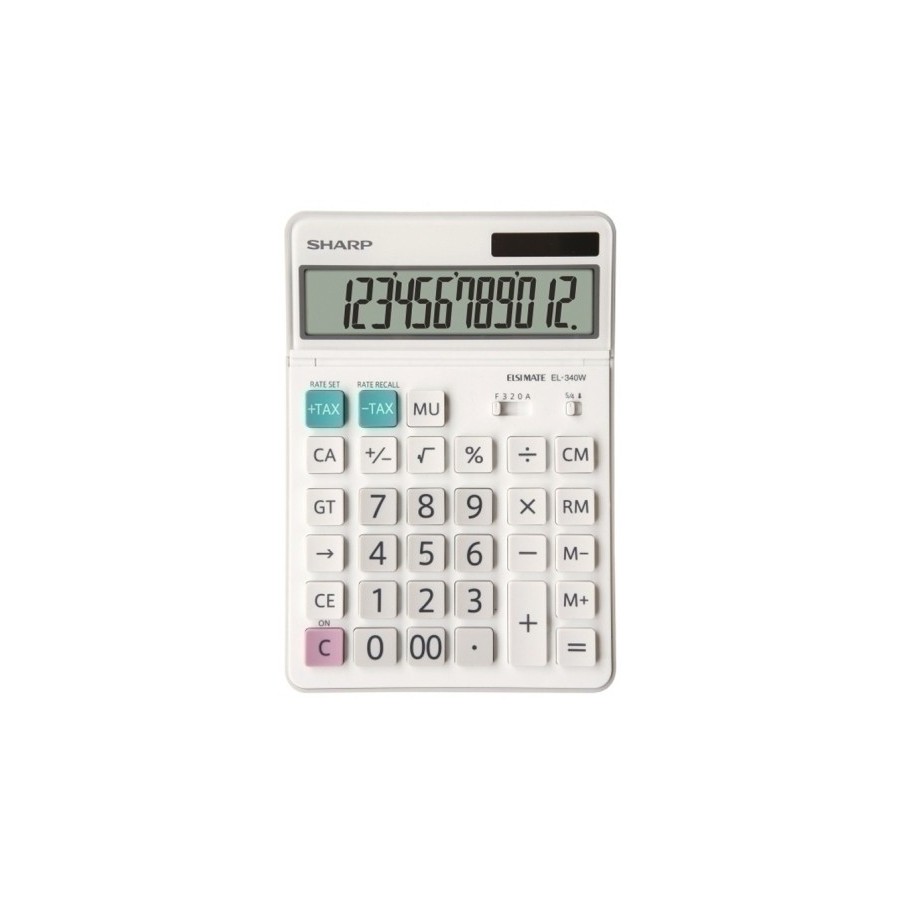 CALCULADORA SOBR.SHARP 12 DIG. EL-340W
