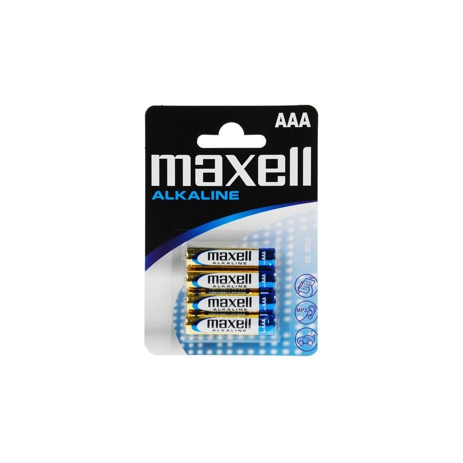 PILAS ALCALINA MAXELL LR03 B/4