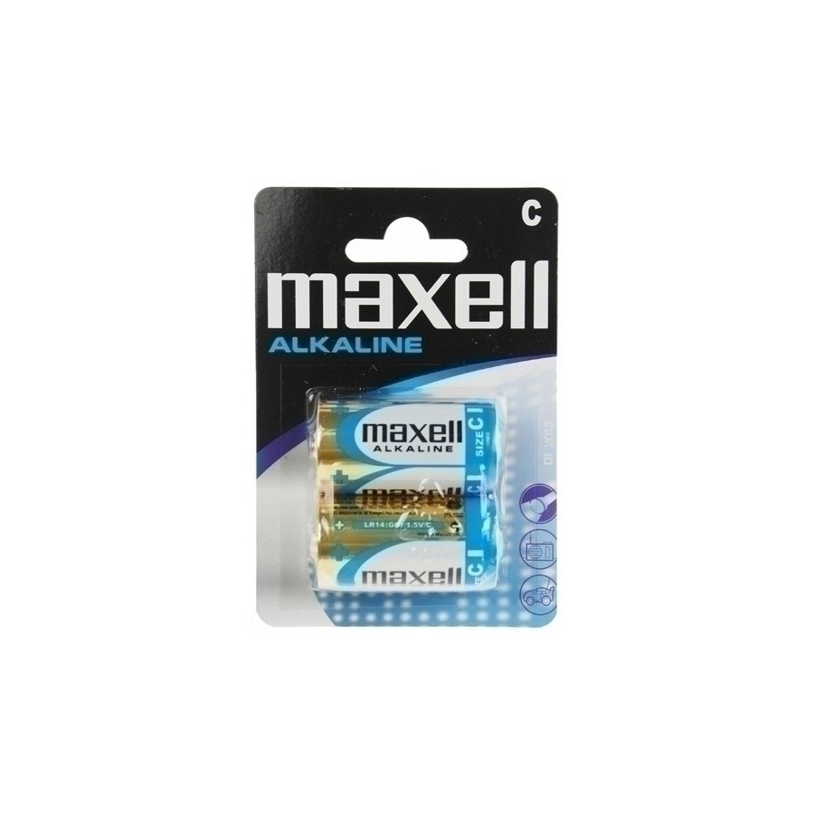 PILAS ALCALINA MAXELL LR14 B/2