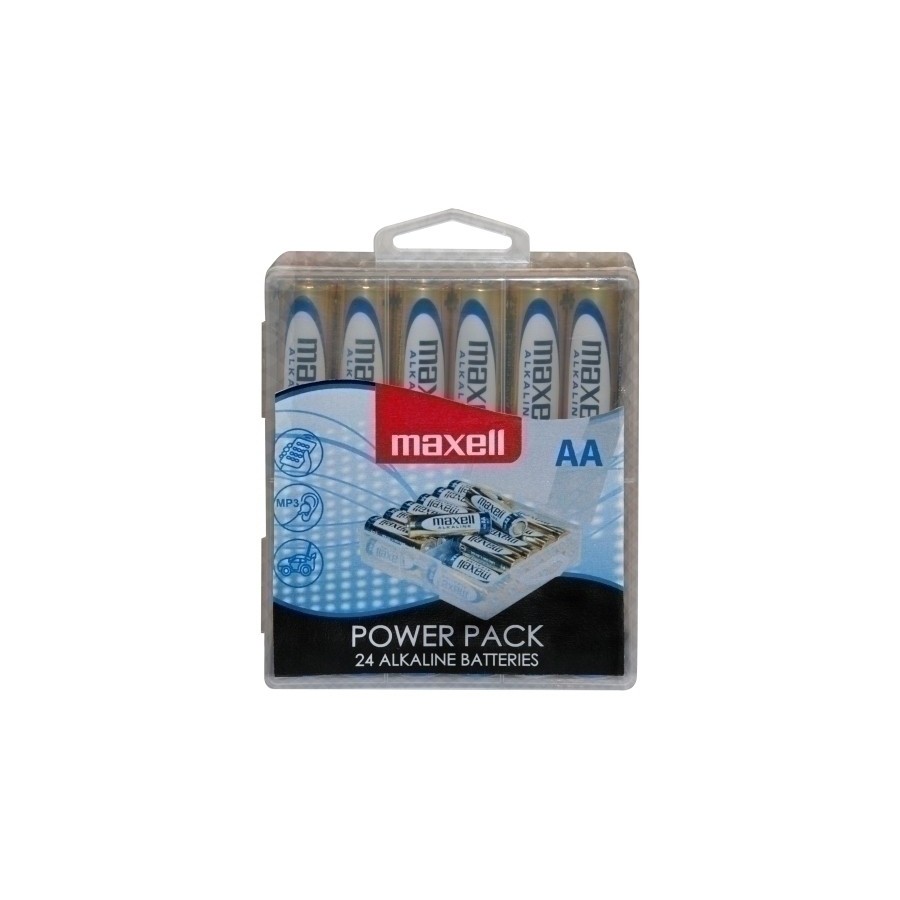 PILAS ALCALINA MAXELL LR06 P/24
