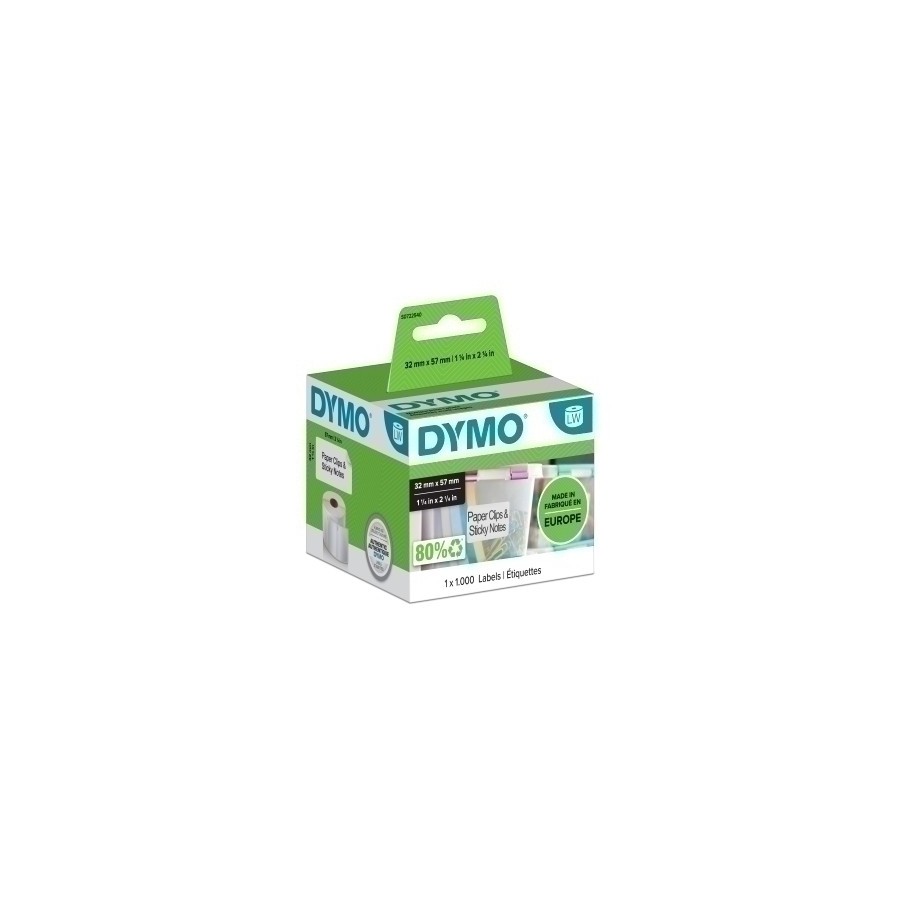 ETIQ.DYMO LW 32x57mm RL.1.000 MULTIFUN.