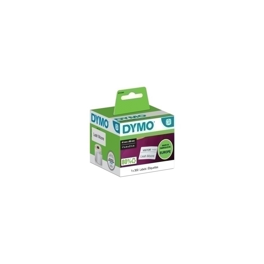 ETIQ.DYMO LW 41x89mm RL.300 IDENTIFIC.