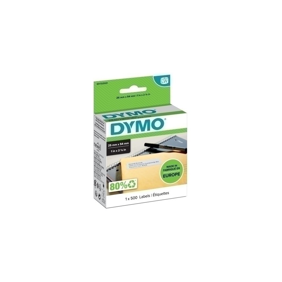 ETIQ.DYMO LW 25x54mm RL.500 REMITENTE