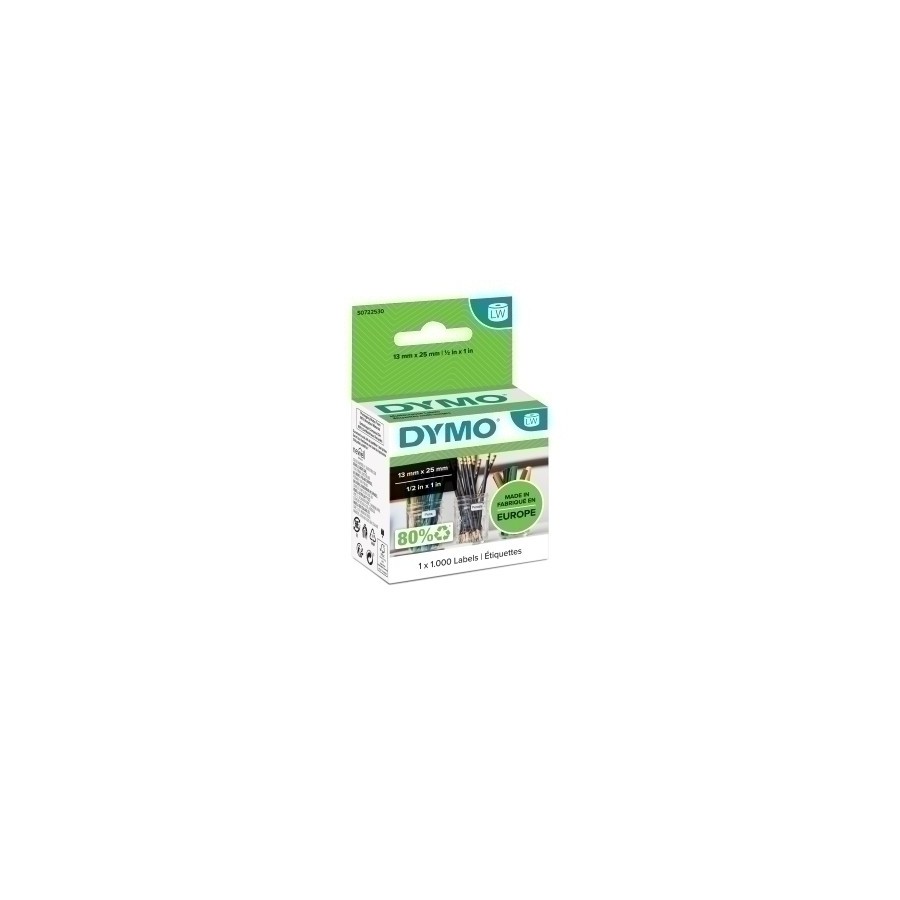 ETIQ.DYMO LW 13x25mm RL.1.000 MULTIFUN.